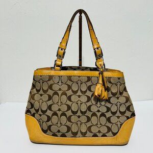 Coach Signature Canvas Tote Bag